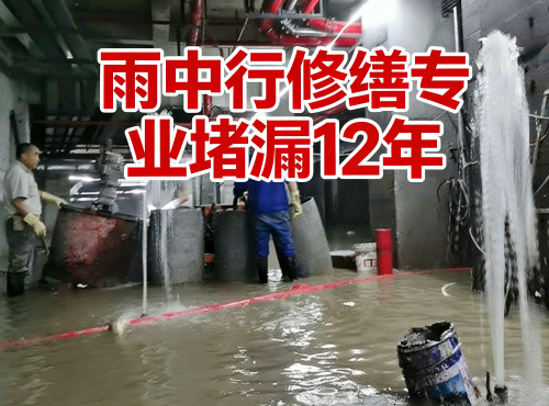 汕尾地下室防水堵漏案例